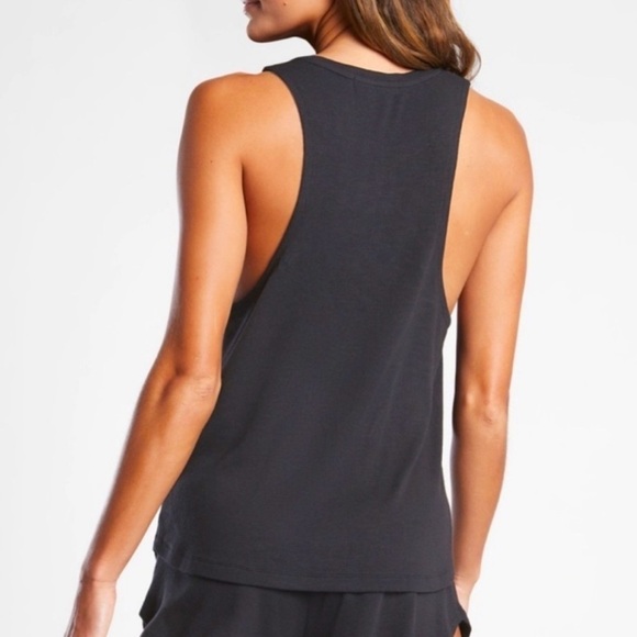 ATHLETA Bundle Set of 3 Softest Well Rested Rib Sleep Tank Burgundy Black Pink M - Picture 3 of 9